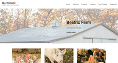 Desktop Screenshot of beatrixfarm.com
