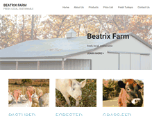 Tablet Screenshot of beatrixfarm.com